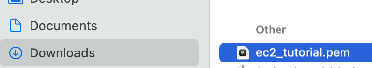 screenshot of macOs for ec2 public IP Address