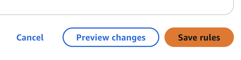 screen shot to save rules