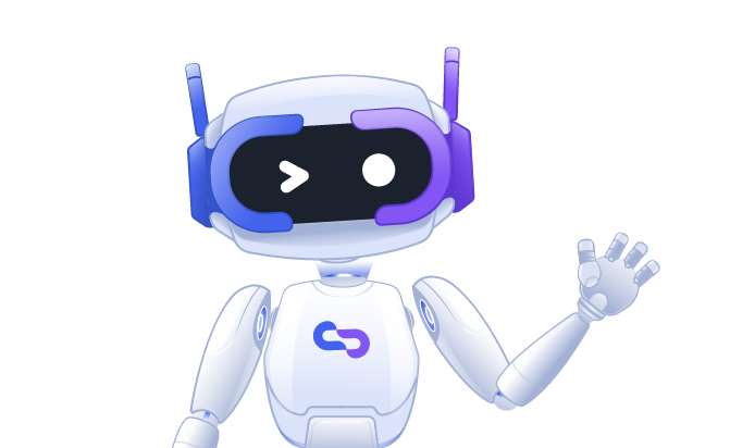byte clickit's mascot promoting AI development services