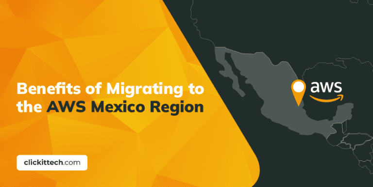 banner about benefits of migrating to aws mexico region