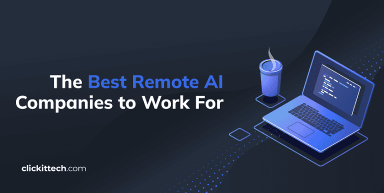 banner about the best remote ai companies