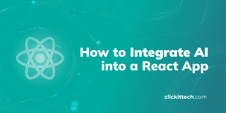 how to integrate AI into a React application banner