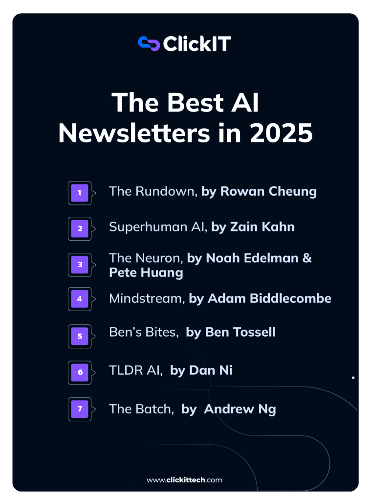 The best ai newsletters 2025: The Rundown, Superhuman AI, The Neuron, Mindstream, Ben's Bites, TLDR AI, The Batch