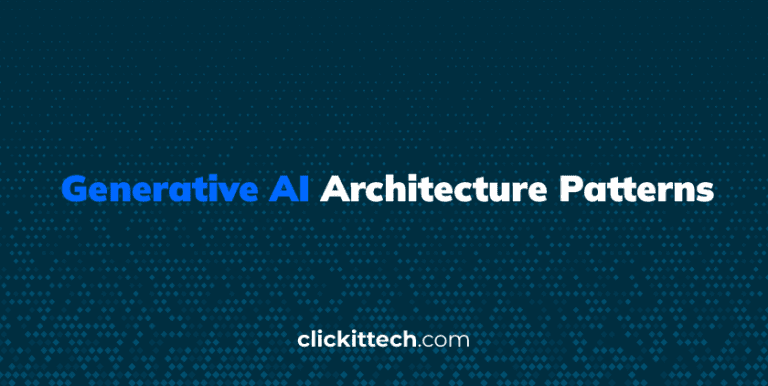 banner Generative AI Architecture Patterns by ClickIT