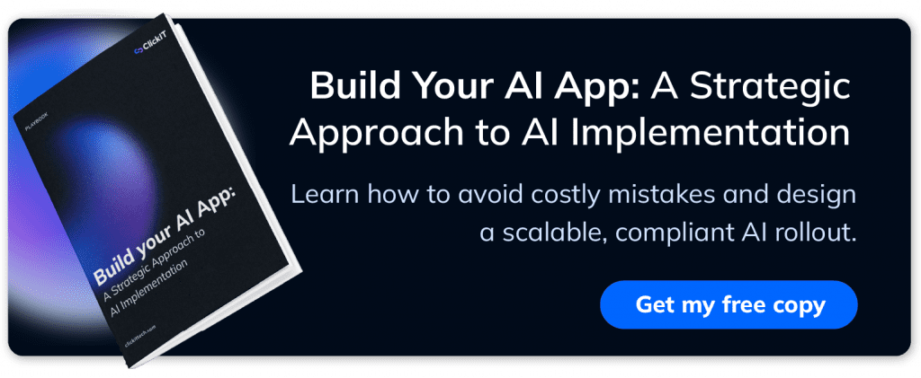 AI Implementation Strategy Playbook: A free guide for AI implementation, from choosing a real use case to the integration process, tools, and checklists to make it easier.