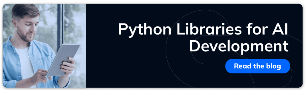Read Python libraries for AI Development a blog by ClickIT